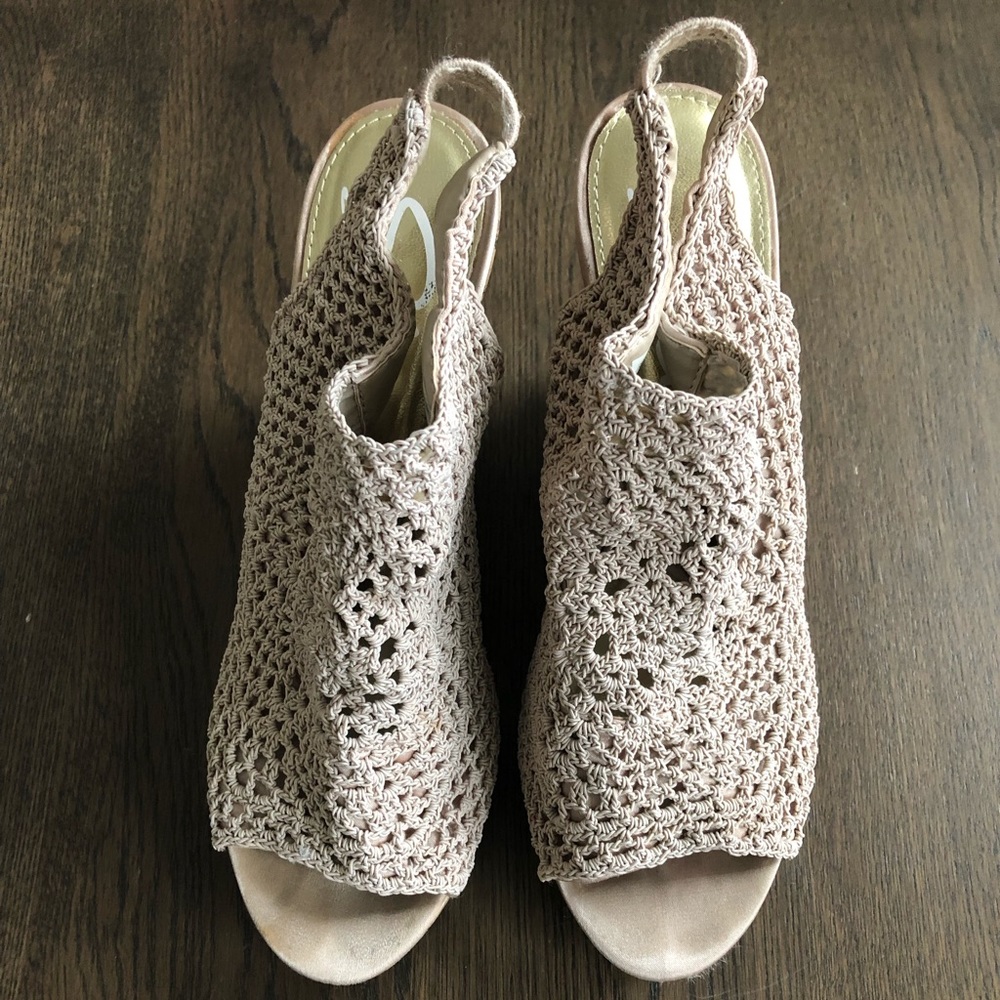 Sketchers Fabric Wedge Sandal